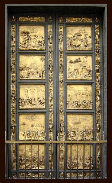 Door-of-the-Florence-Baptistery-called-Gates-of-Paradise